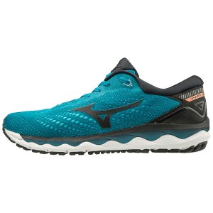 Mizuno Wave Sky 3 Παπουτσια Για Τρεξιμο Ανδρικα - Τυρκουάζ